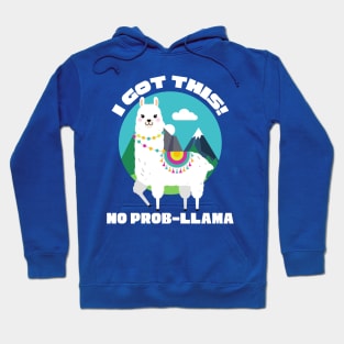 I Got This No Prob Llama Funny Vintage No Problem Hoodie